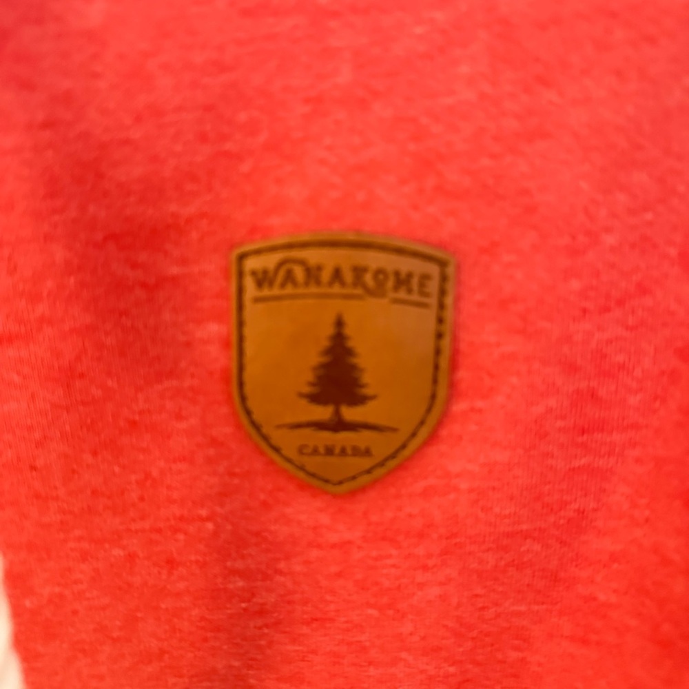 WANAKOME XS Oversized Coral side zip cotton blend woman zip sweatshirt Causal - Picture 4 of 16